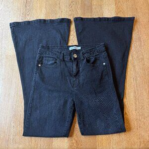 New Vintage Black Flare Jeans US Size 6